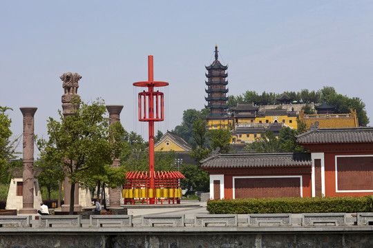 金山寺 寺廟 江天禪寺 廟宇