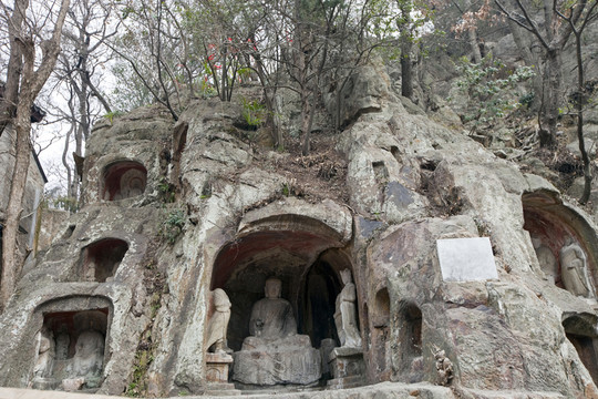 千佛崖 石窟 棲霞山 棲霞寺