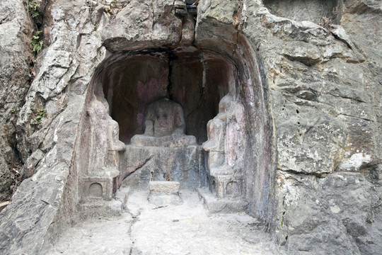 千佛崖 石窟 棲霞山 棲霞寺