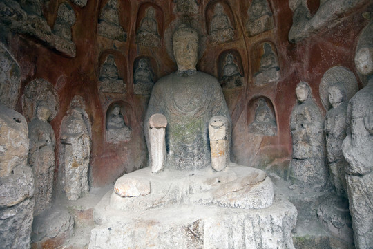 千佛崖 石窟 棲霞山 棲霞寺