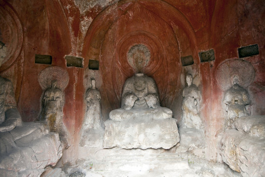 千佛崖 石窟 棲霞山 棲霞寺