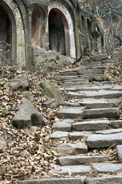 千佛崖 石窟 棲霞山 棲霞寺