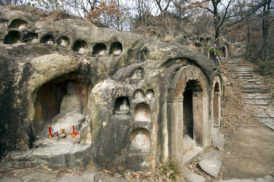 千佛崖 石窟 棲霞山 棲霞寺