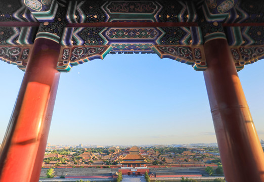北京故宮俯瞰