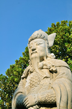 武將石像