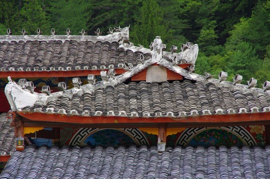 藏族建筑屋頂