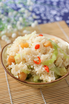 包菜炒飯