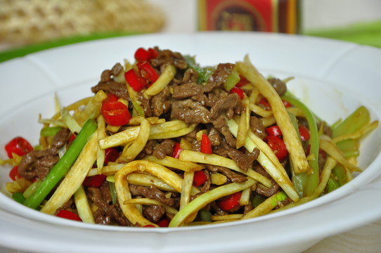 竹筍炒牛肉絲