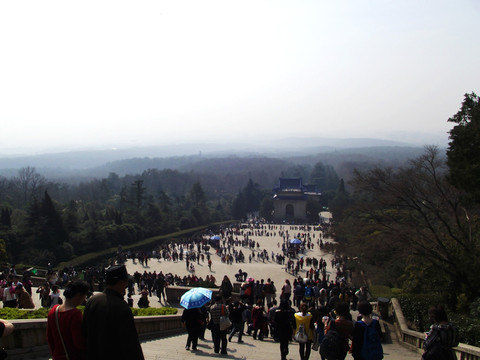 中山陵俯瞰 鐘山風(fēng)景區(qū)