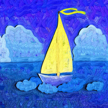 海上風(fēng)景畫(huà)