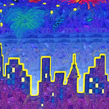 城市創(chuàng)意畫