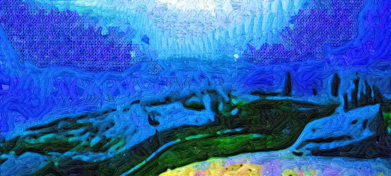 抽象裝飾油畫(huà)