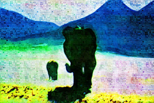 動物裝飾畫