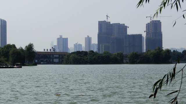 湖泊 水景 公園