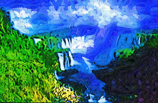 水彩風(fēng)景畫