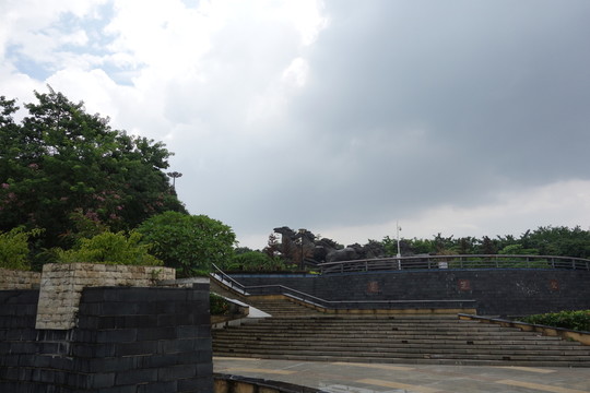 公園臺階