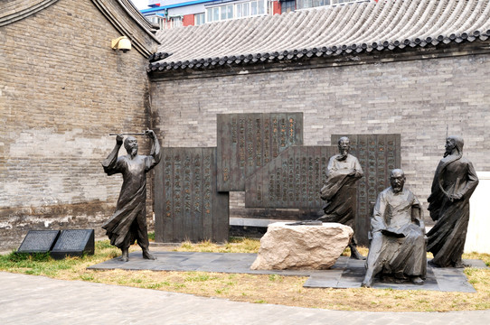 北京宣南文化博物館雕塑