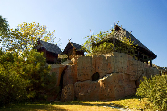 北京中華民族園佤族景區(qū)