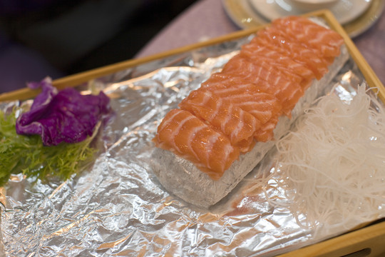 三文魚刺身