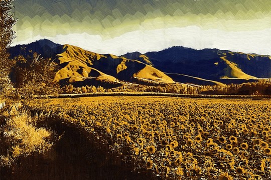 裝飾畫   秋景