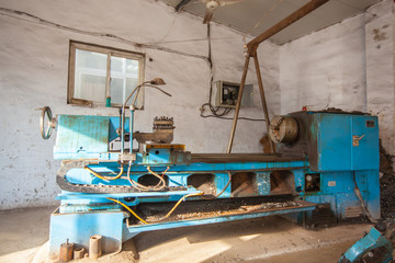 金屬加工廠 車床