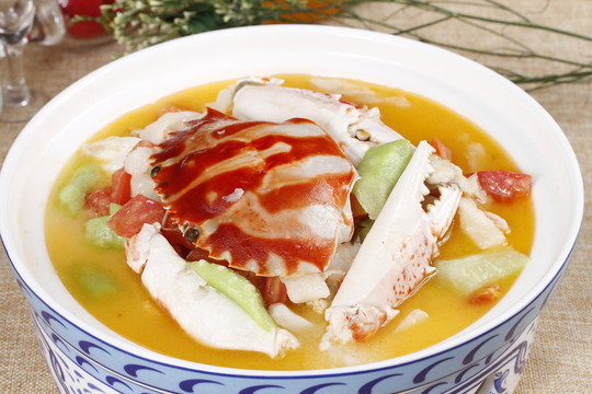 鮮蟹面疙瘩