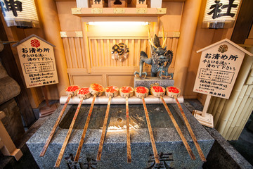 日本寺廟 手水缽 洗手池