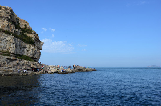 煙臺(tái)蓬萊長(zhǎng)島九丈崖景區(qū)仙人橋