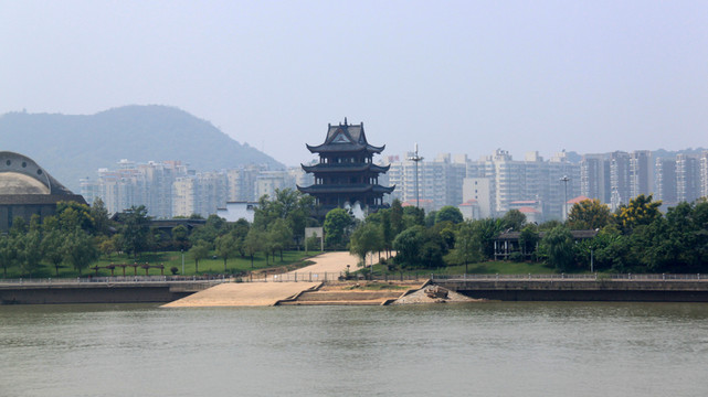 橘子洲拱極樓