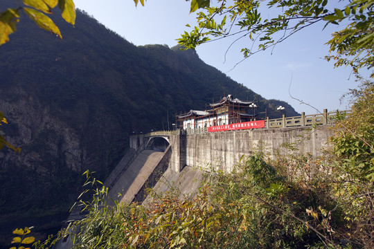 五泄風(fēng)景區(qū) 水壩 大壩  水庫(kù)