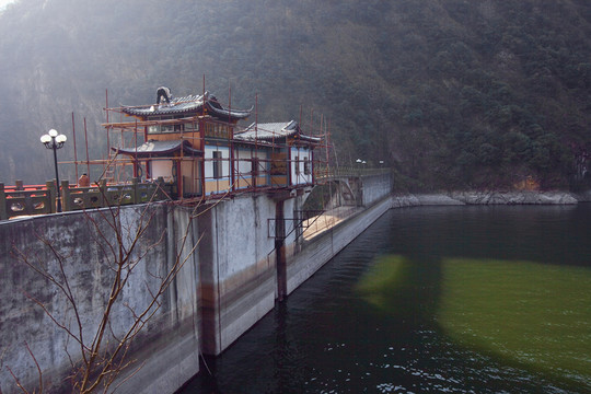 五泄風(fēng)景區(qū) 水壩 大壩  水庫(kù)