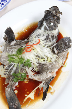 清蒸老虎斑魚