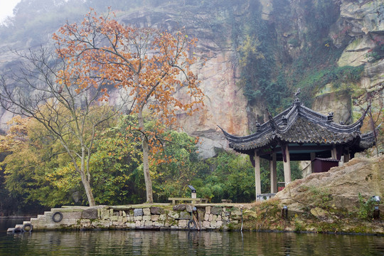 紹興東湖 箬簣山麓 中式建筑