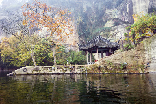 紹興東湖 箬簣山麓 中式建筑