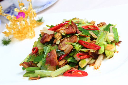 蒜苗炒臘肉