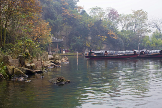 紹興東湖 烏篷船