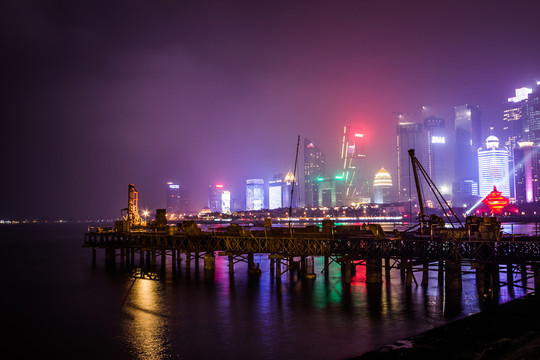 青島五四廣場夜景