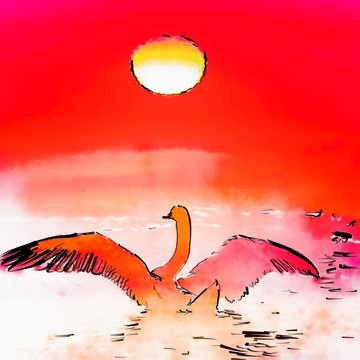 裝飾畫  向日葵