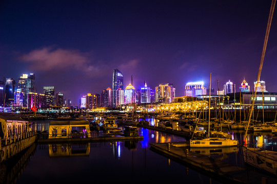 青島奧帆基地 夜景