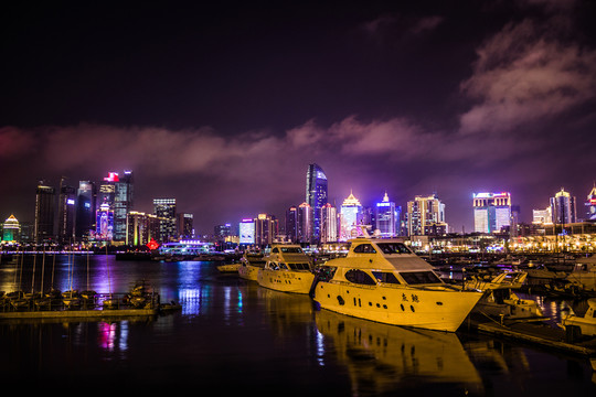 青島夜景煙花