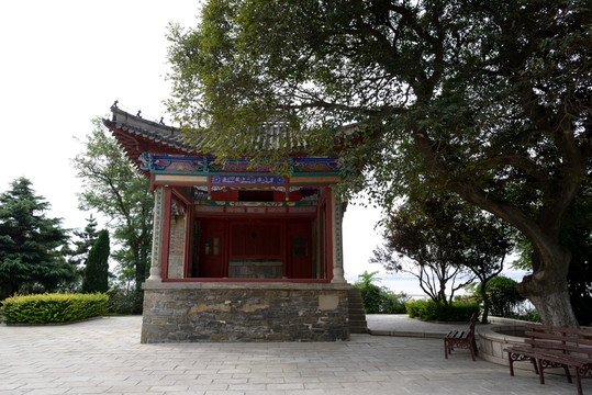 威海劉公島龍王廟前戲臺