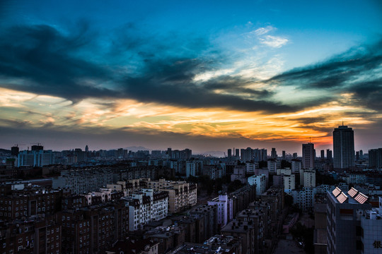 晚霞