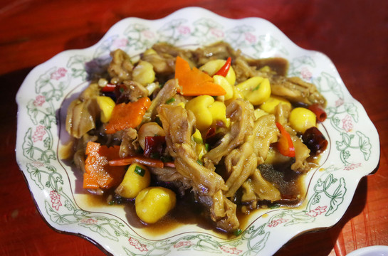 板栗鴨掌