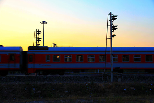 列車車廂信號燈
