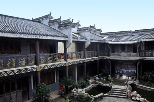 徽派建筑 實木樓房