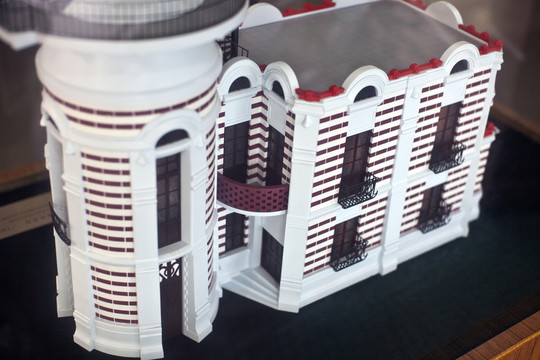 上海城市發(fā)展規(guī)劃館 別墅模型