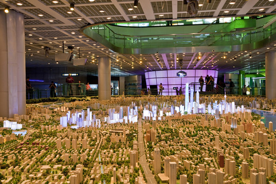 上海城市發(fā)展規(guī)劃館 微縮景觀