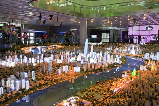 上海城市發(fā)展規(guī)劃館 微縮景觀