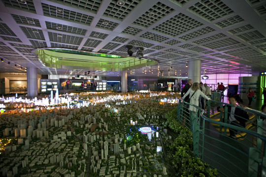 上海城市發(fā)展規(guī)劃館 微縮景觀