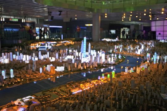 上海城市發(fā)展規(guī)劃館 微縮景觀